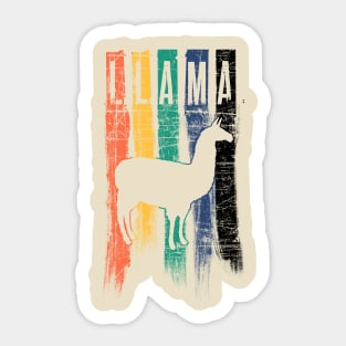 Llama Paint Sticker